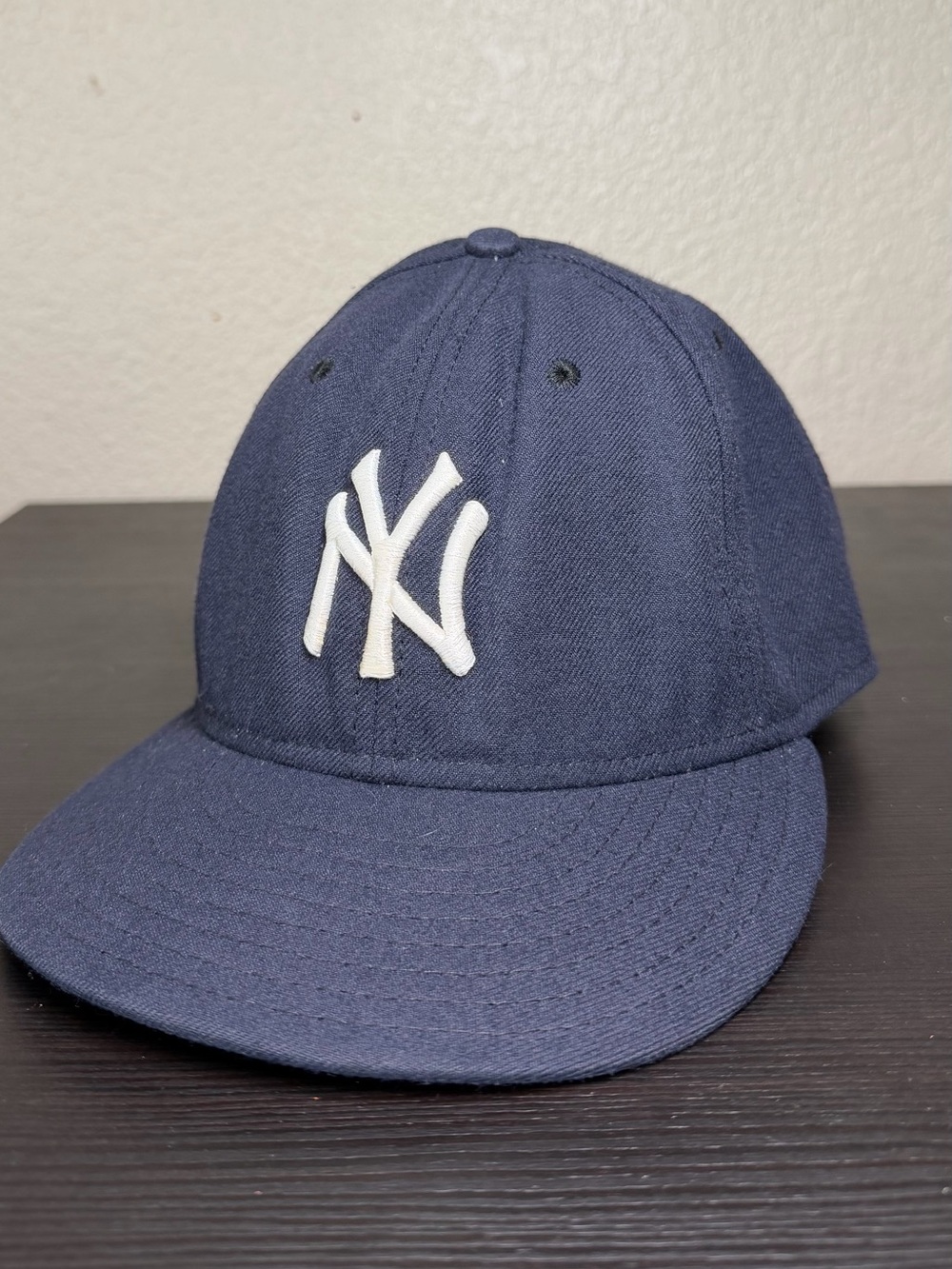 MLB New York Yankees Navy Blue Hat with White Logo